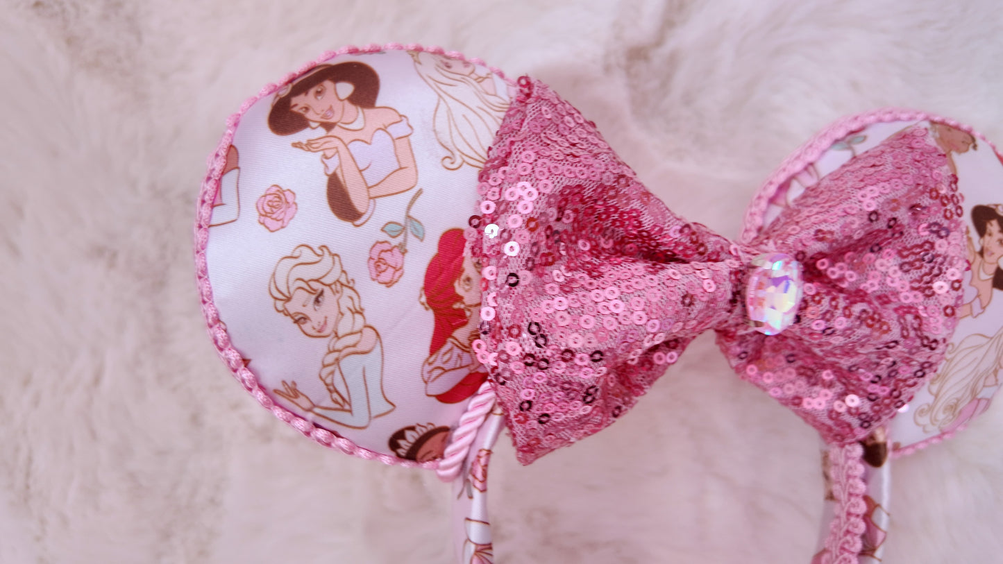 Princess Inspired Minnie Ears Headband