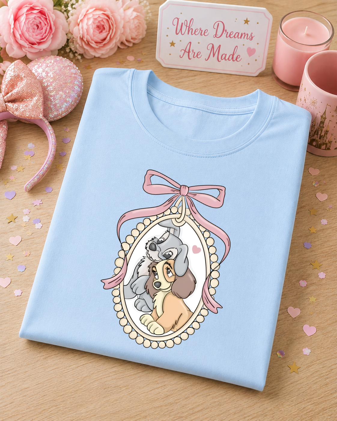Romantic Puppy T Shirt