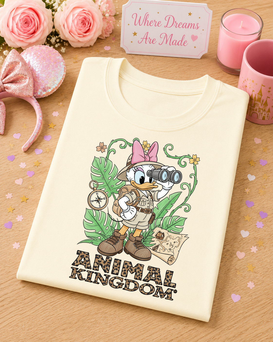 Safari Girl Duck T Shirt