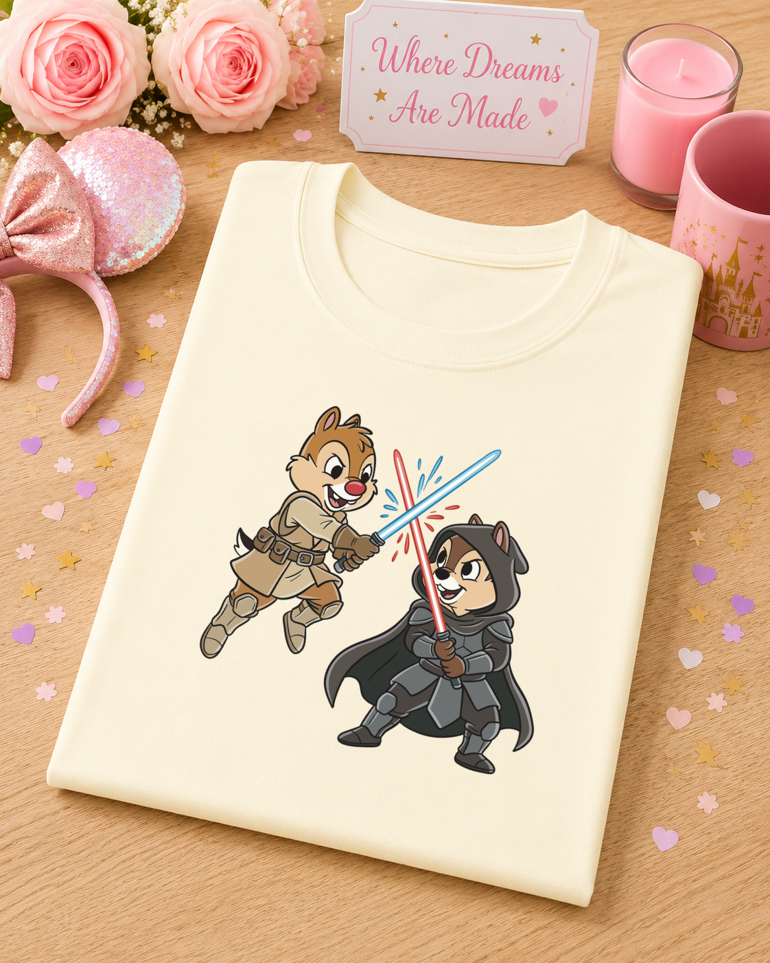 Space Battle T-Shirt – Cute Chipmunk Galactic Adventure Tee