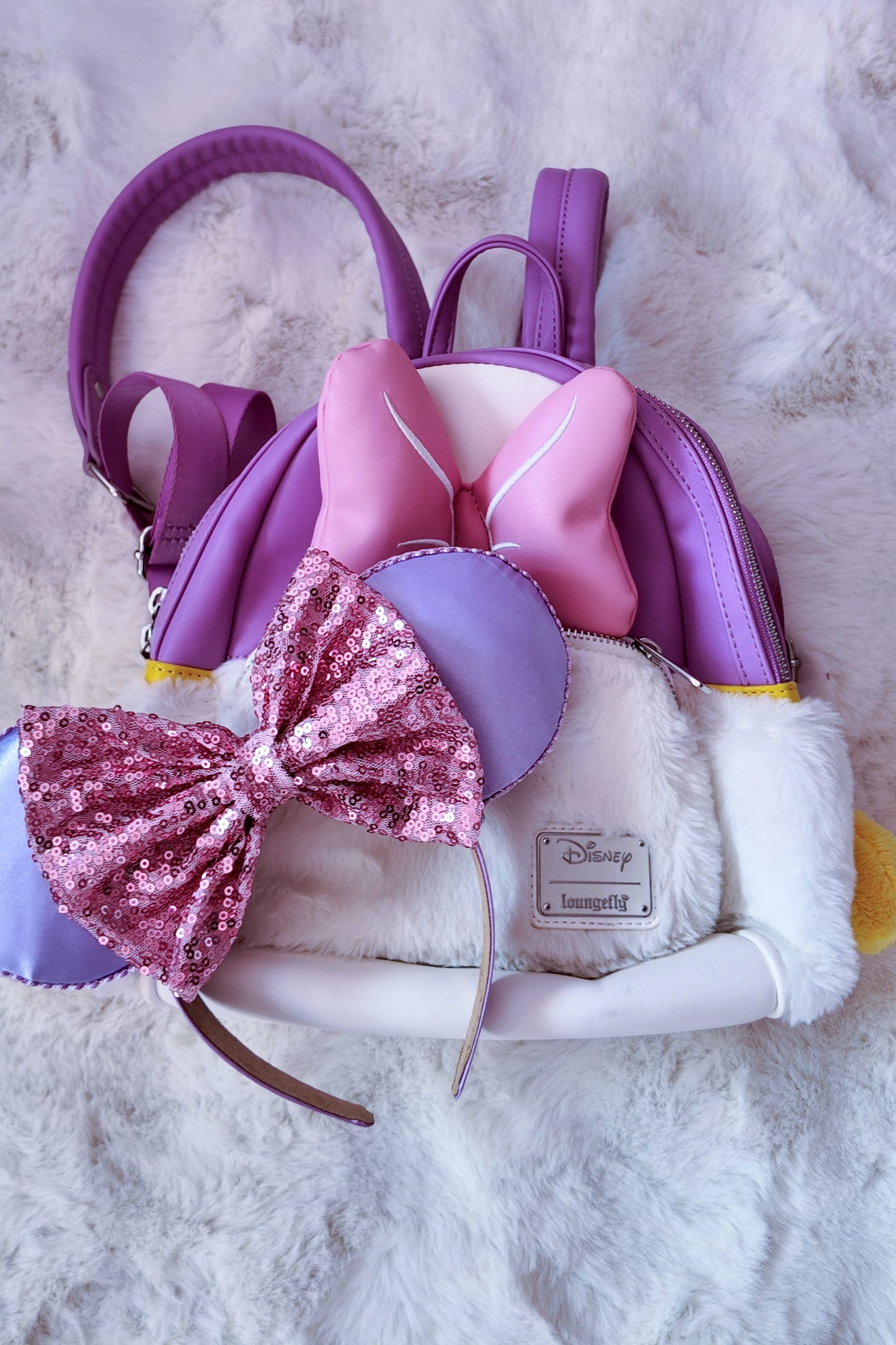 Daisy Duck Inspired Minnie Ears