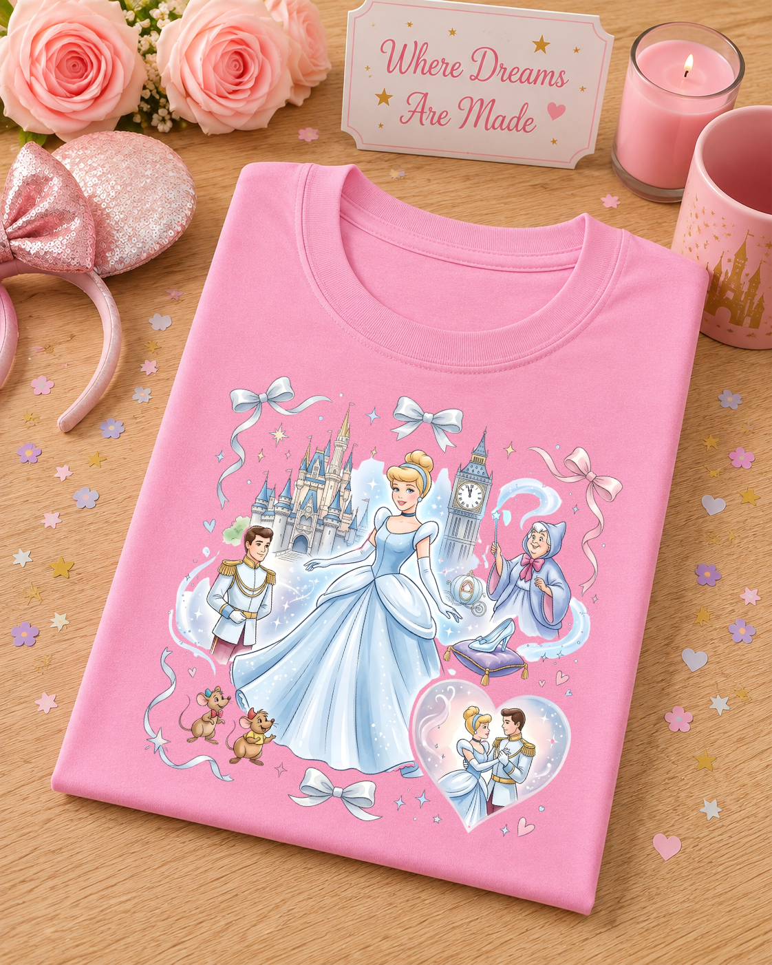 Glass Shoe Princess T-Shirt