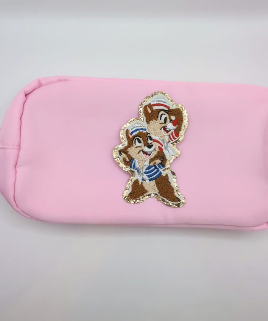 Pink Cruise Cosmetic Bag/ Make Up Bag