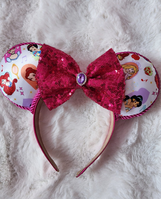 Pink Princess Mouse Ears