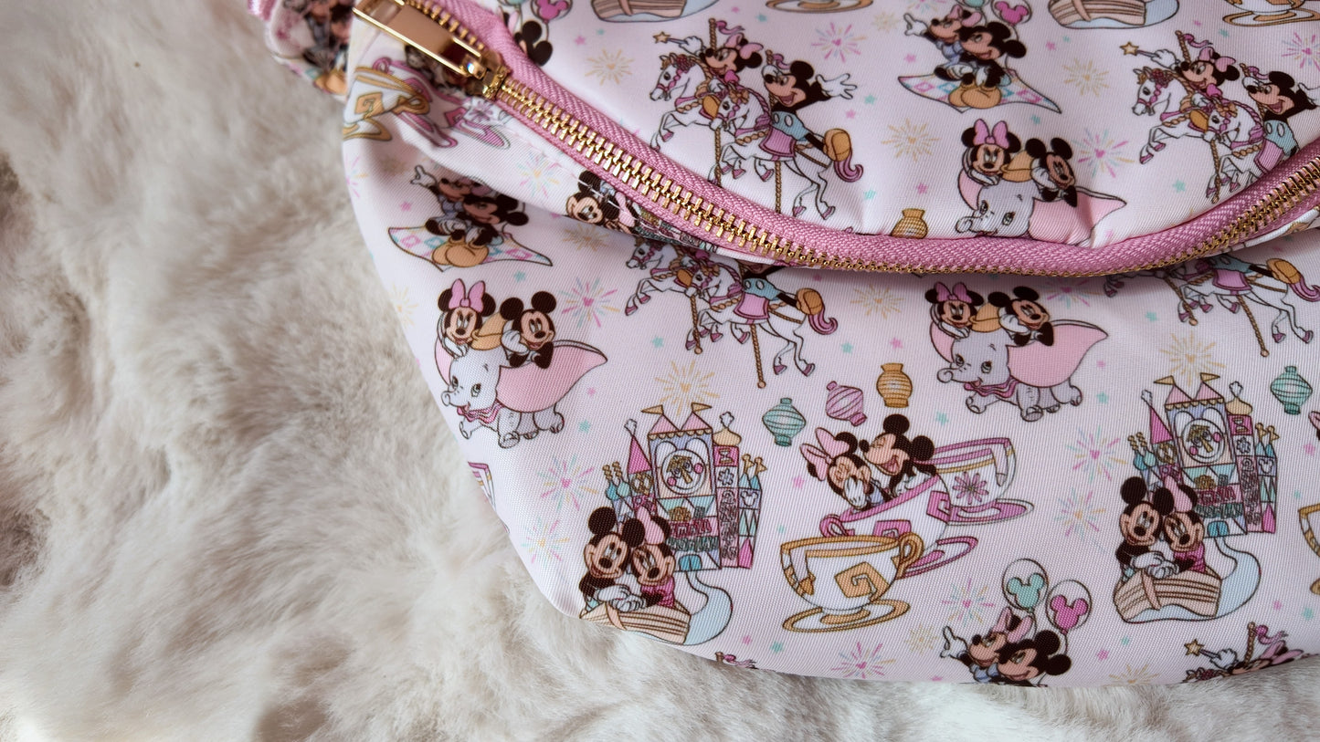 Pink Magic Kingdom Fanny Pack, Bum Bag