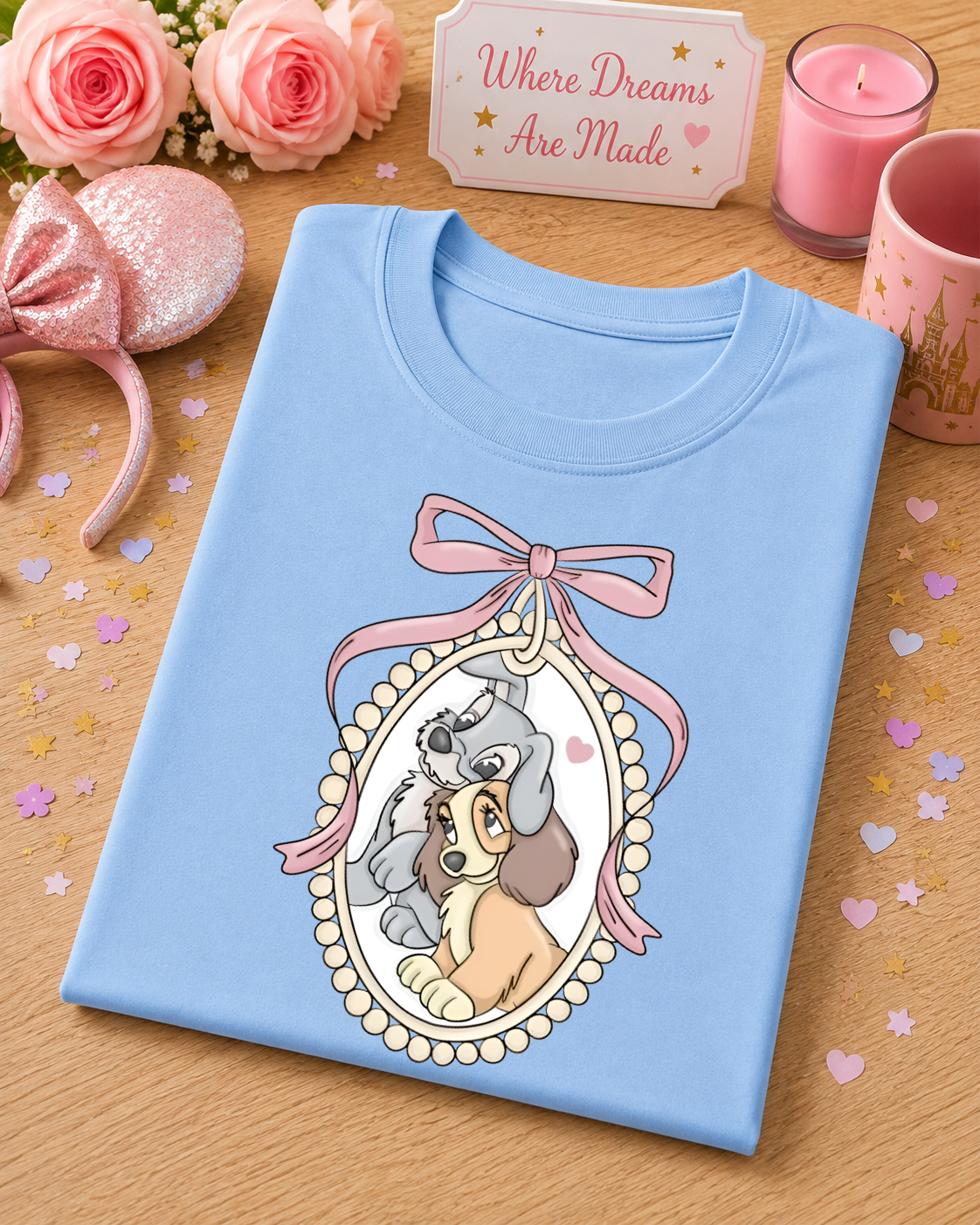 Romantic Puppy T Shirt