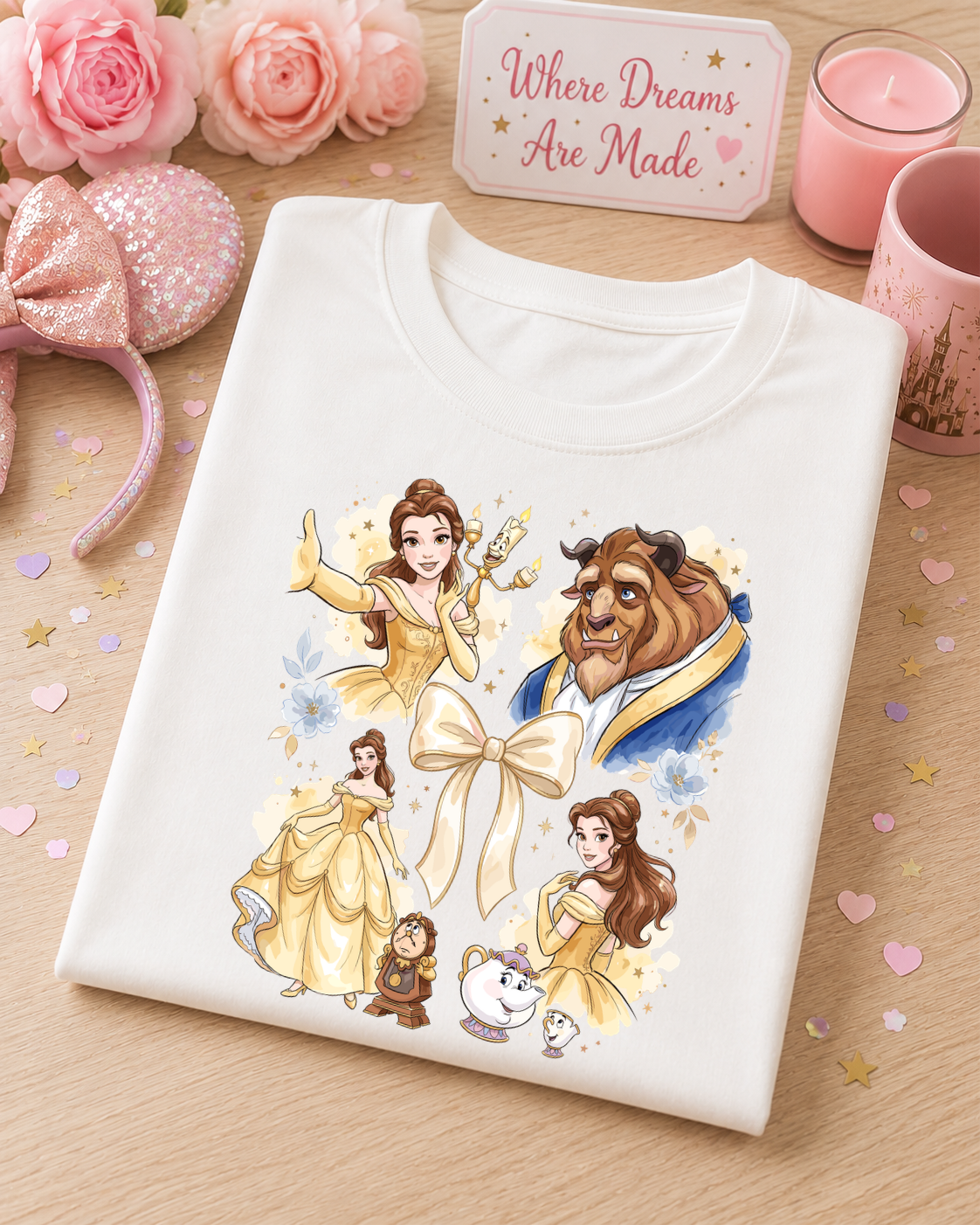 Rose Princess & Beast T Shirt