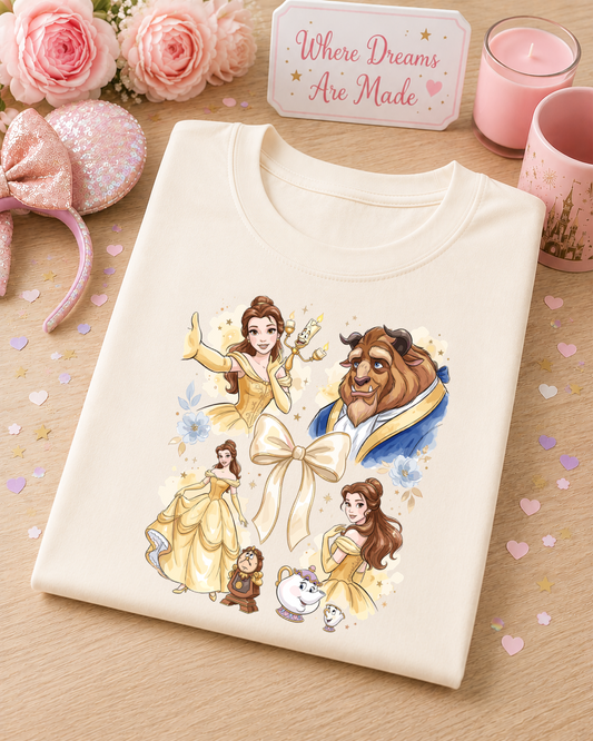 Rose Princess & Beast T Shirt