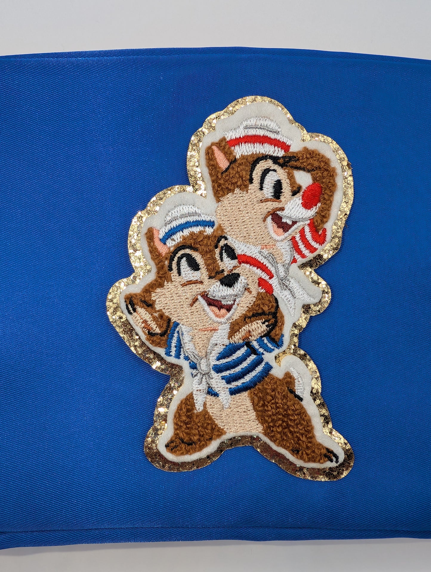 Royal Blue Cruise Cosmetic Bag/ Make Up Bag