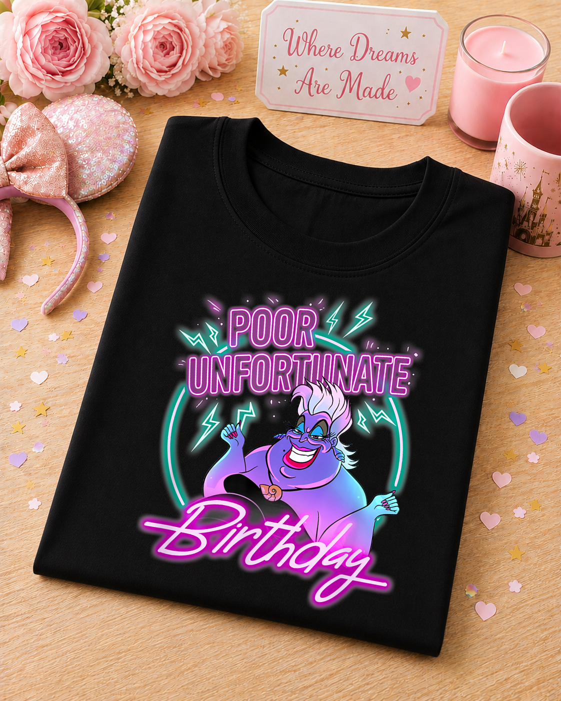 Poor Unfortunate Birthday, Sea Witch T Shirt