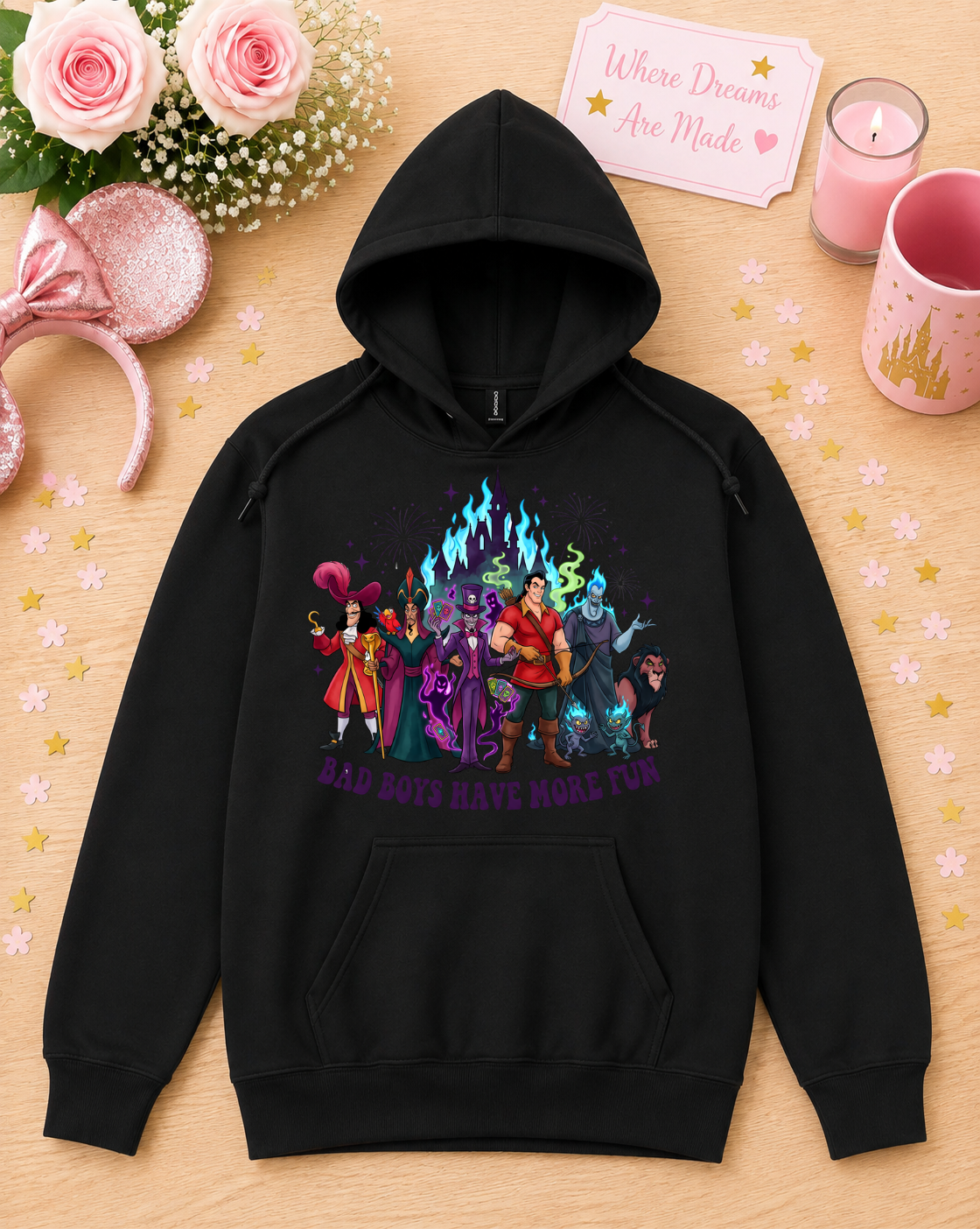 Fairytale Villains Hoodie – Bad Boys Have More Fun Magical Hoodie