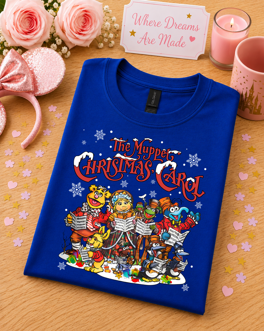 Christmas Carol T-Shirt – Festive Carol Singers Christmas Tee