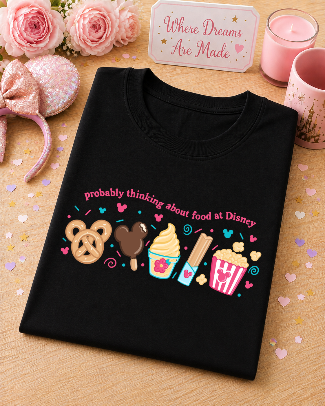 Probably Thinking About Theme Park Food T-Shirt