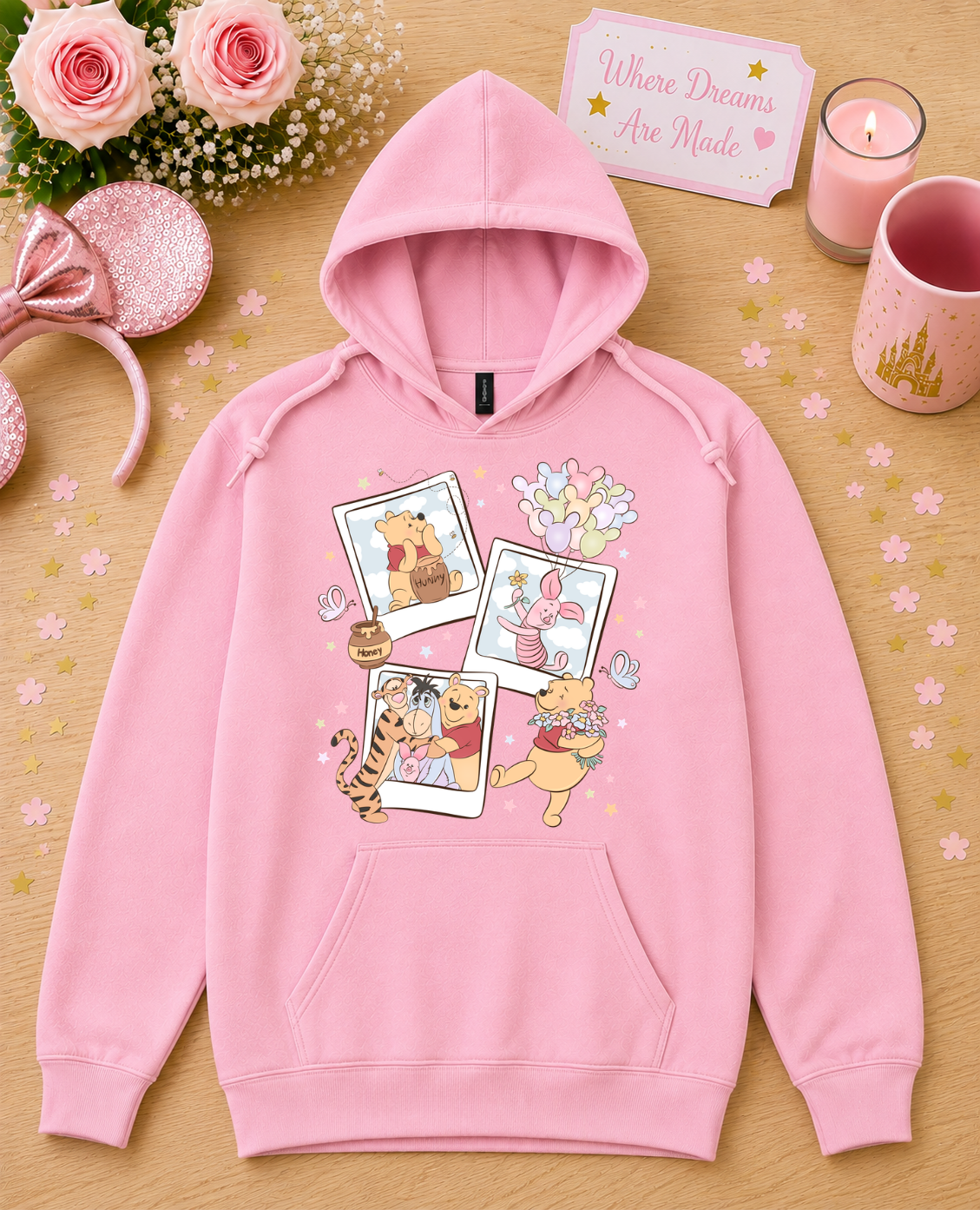 Cute Bear & Woodland Friends Hoodie – Pastel Friendship Hoodie