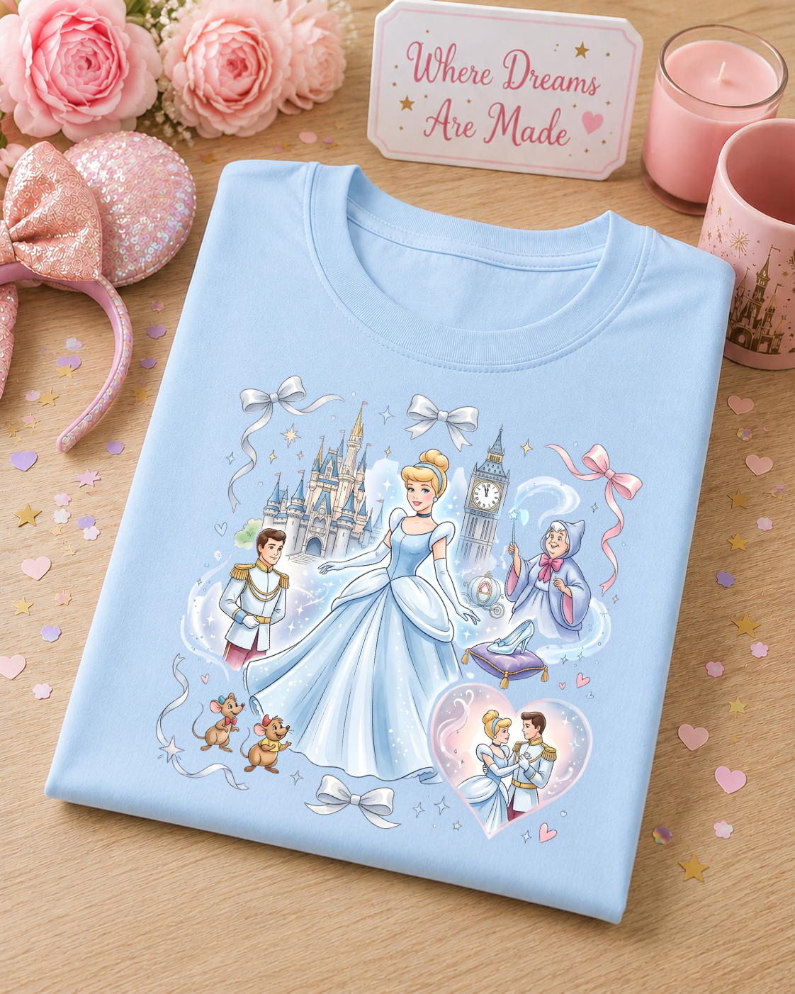 Glass Shoe Princess T-Shirt
