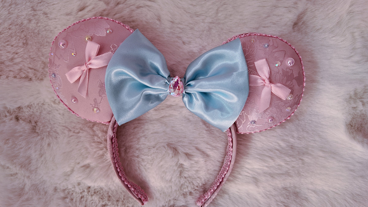 Glass Shoe Princess Pink Ears