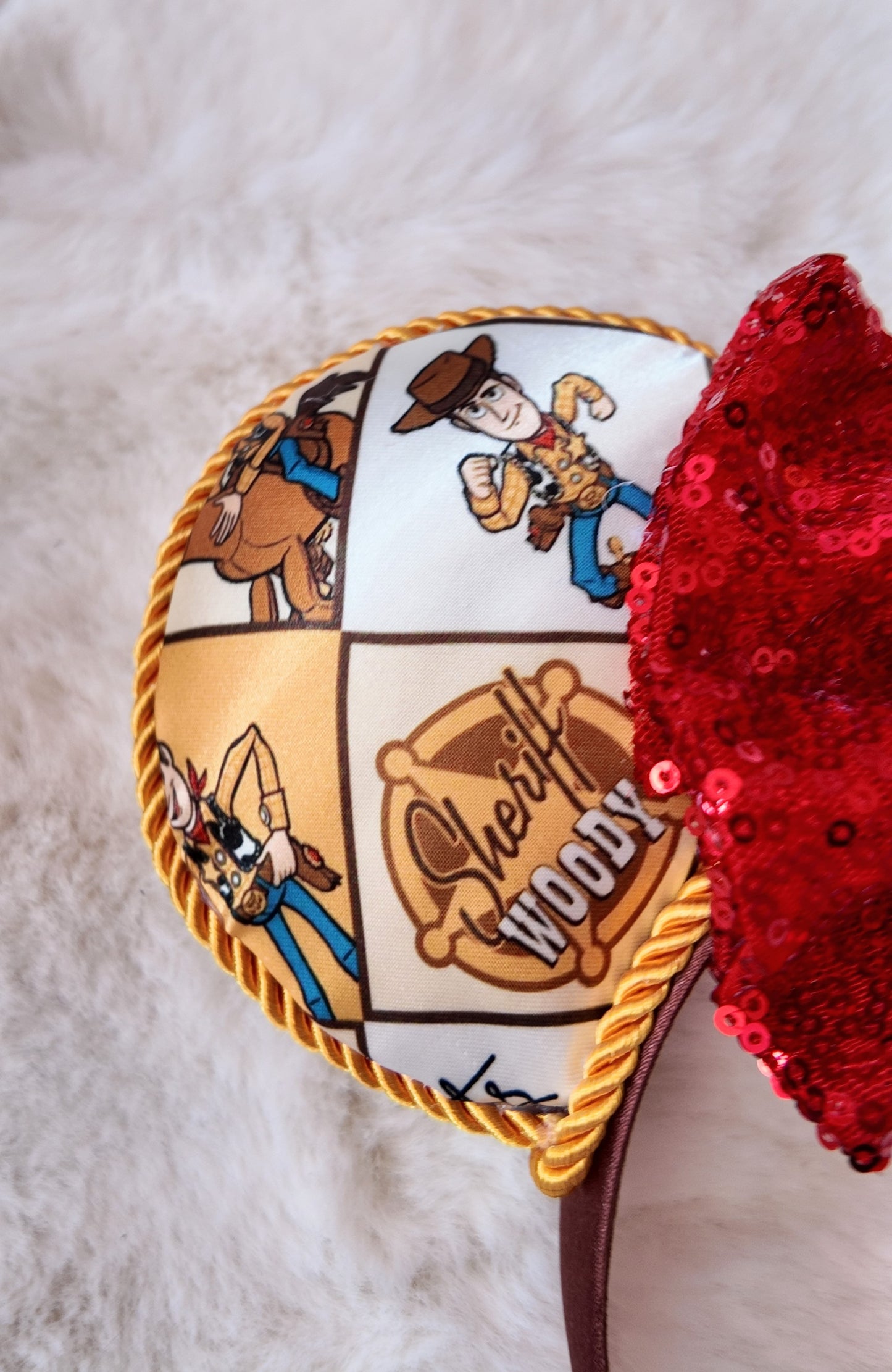 Toy Story Woody Disney Inspired Ears, Sheriff Woody Ears