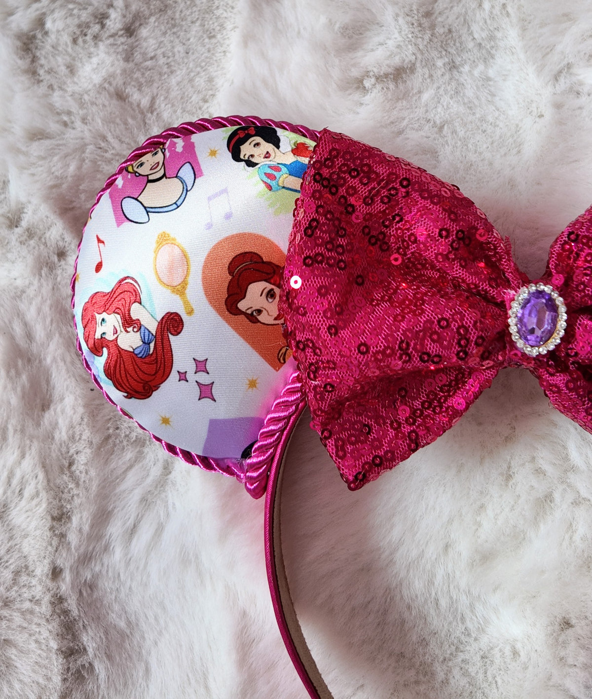 Pink Princess Mouse Ears