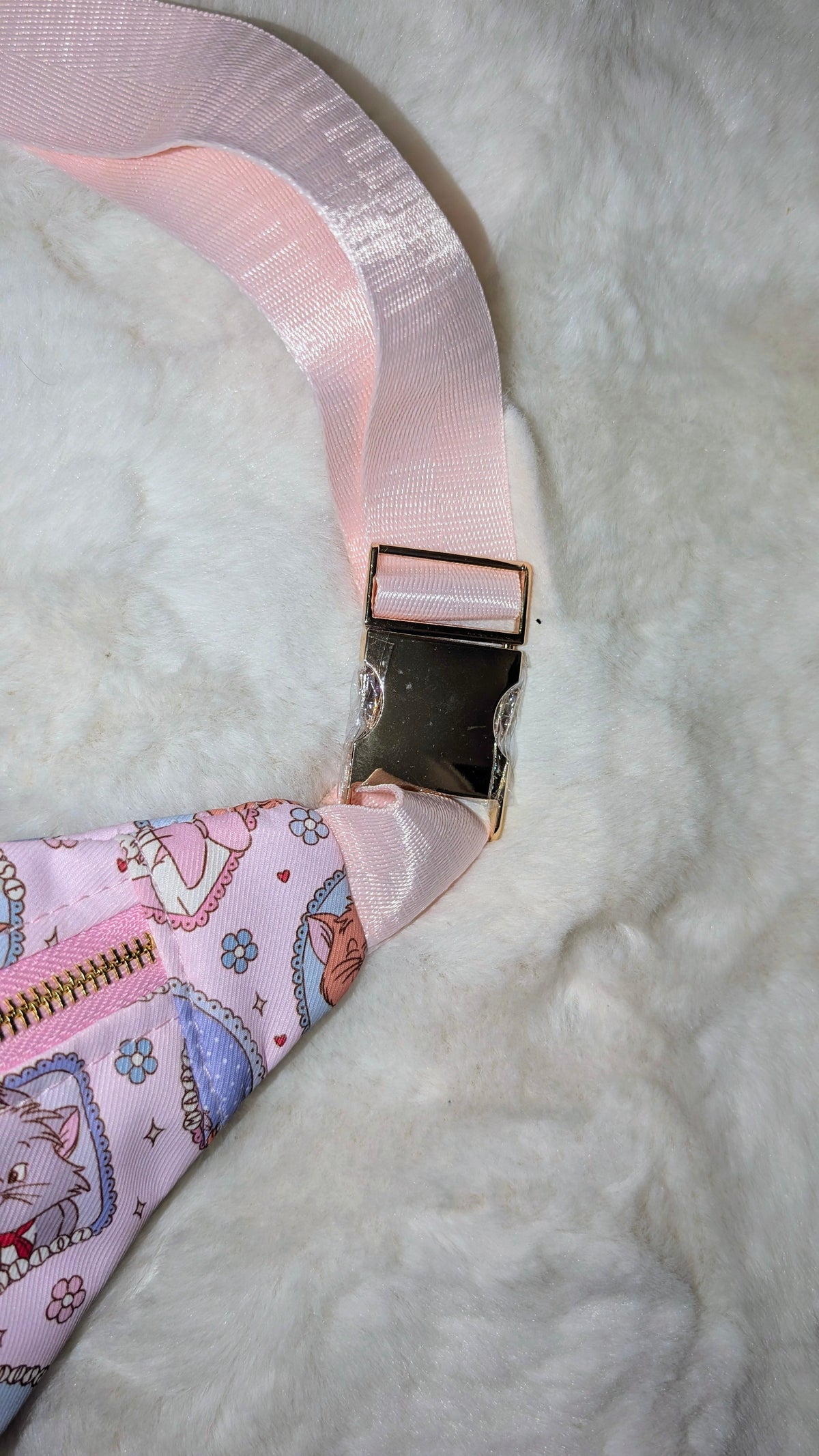 Pastel Pink Kitty Fanny Pack/Bum Bag