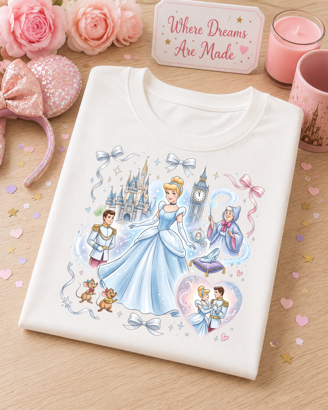 Glass Shoe Princess T-Shirt