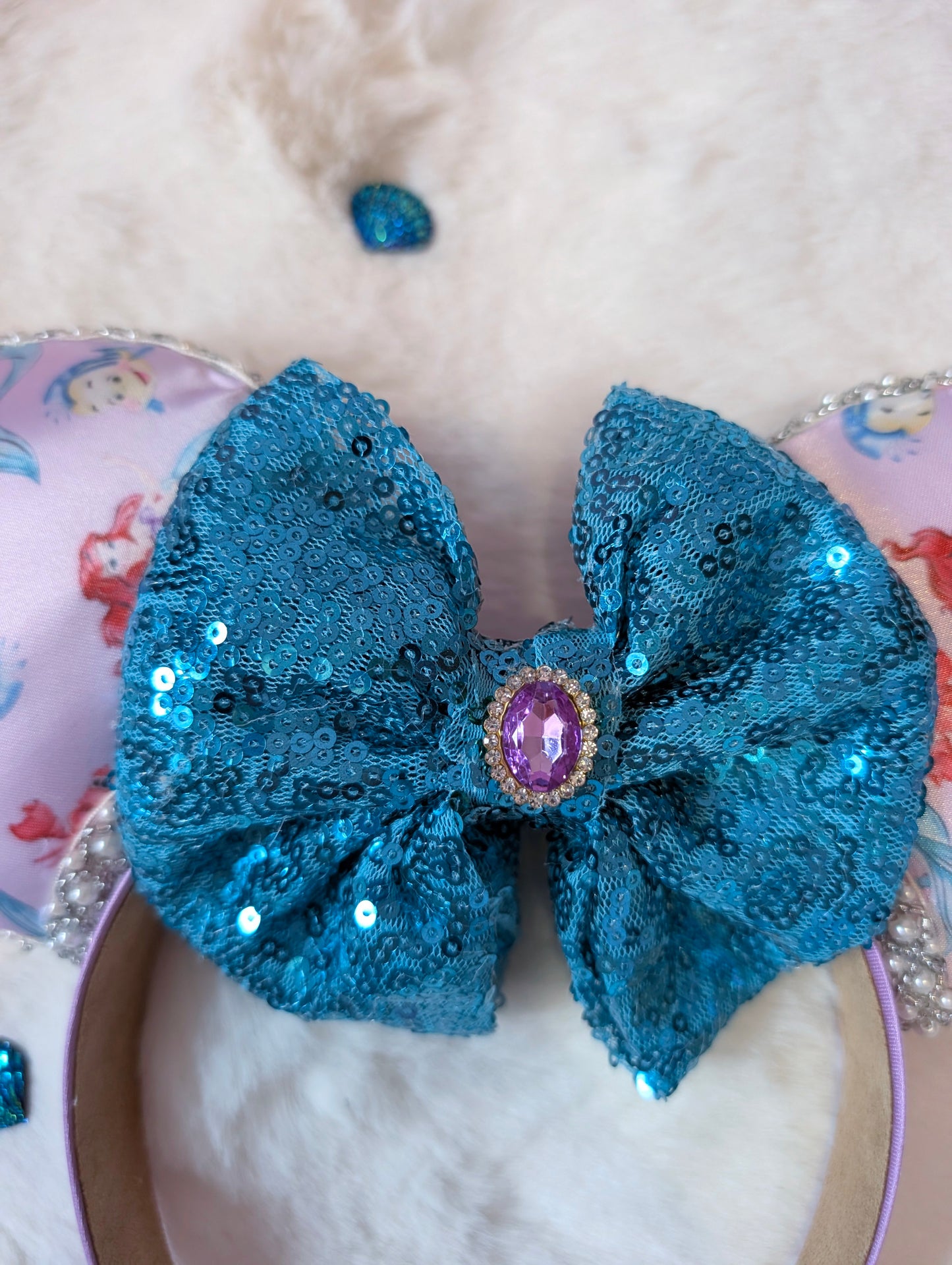 Ariel Inspired Minnie Ears Headband