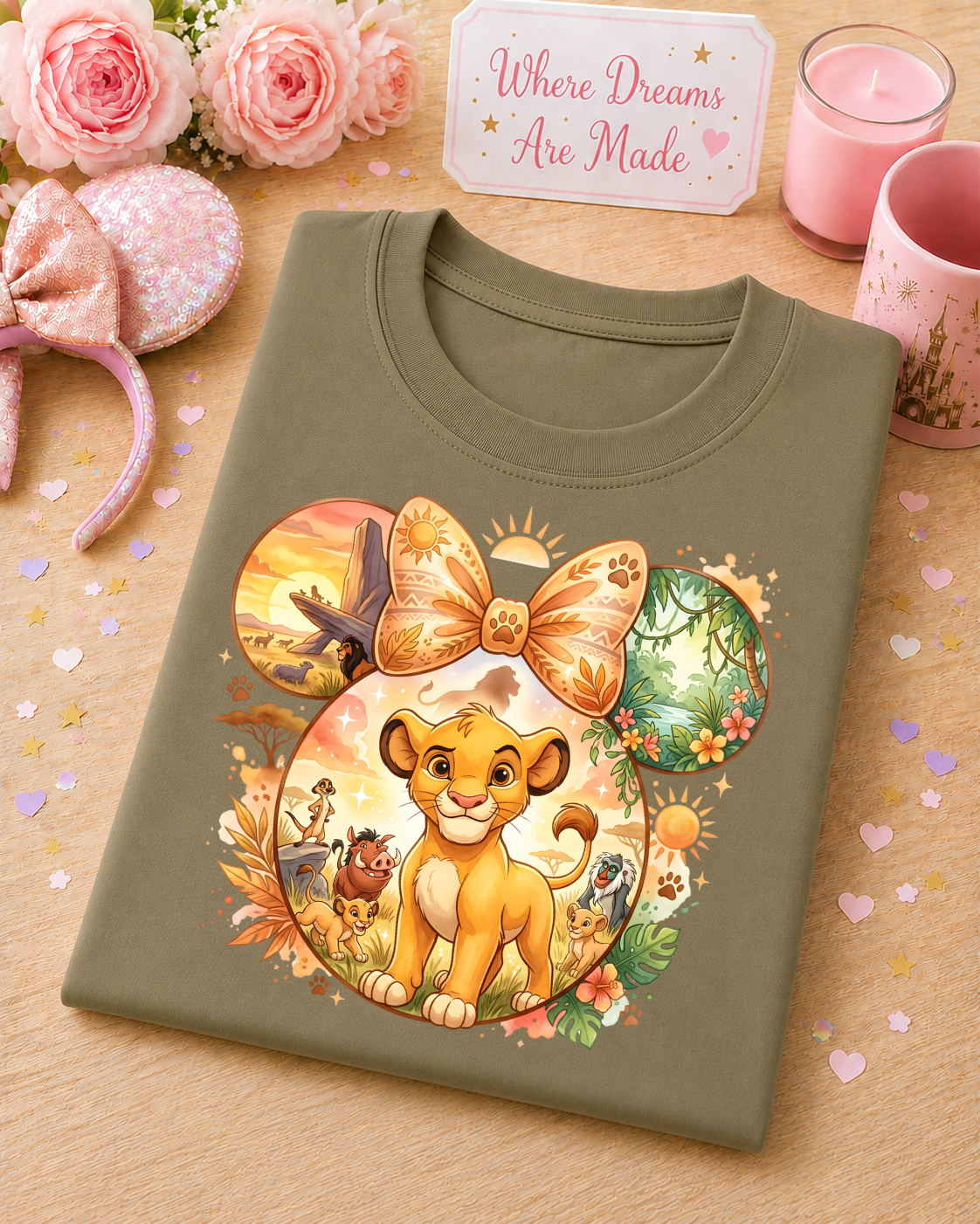 Safari Lion T-Shirt – Savannah Friends & Adventure Design