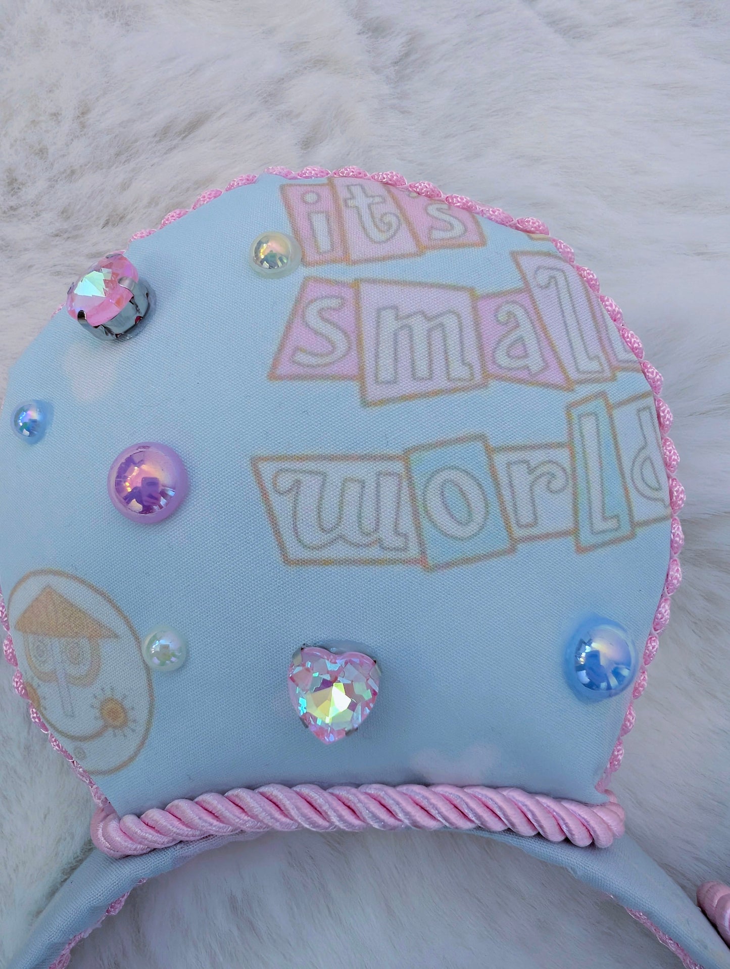 It's A Small World Inspired Minnie Ears Headband