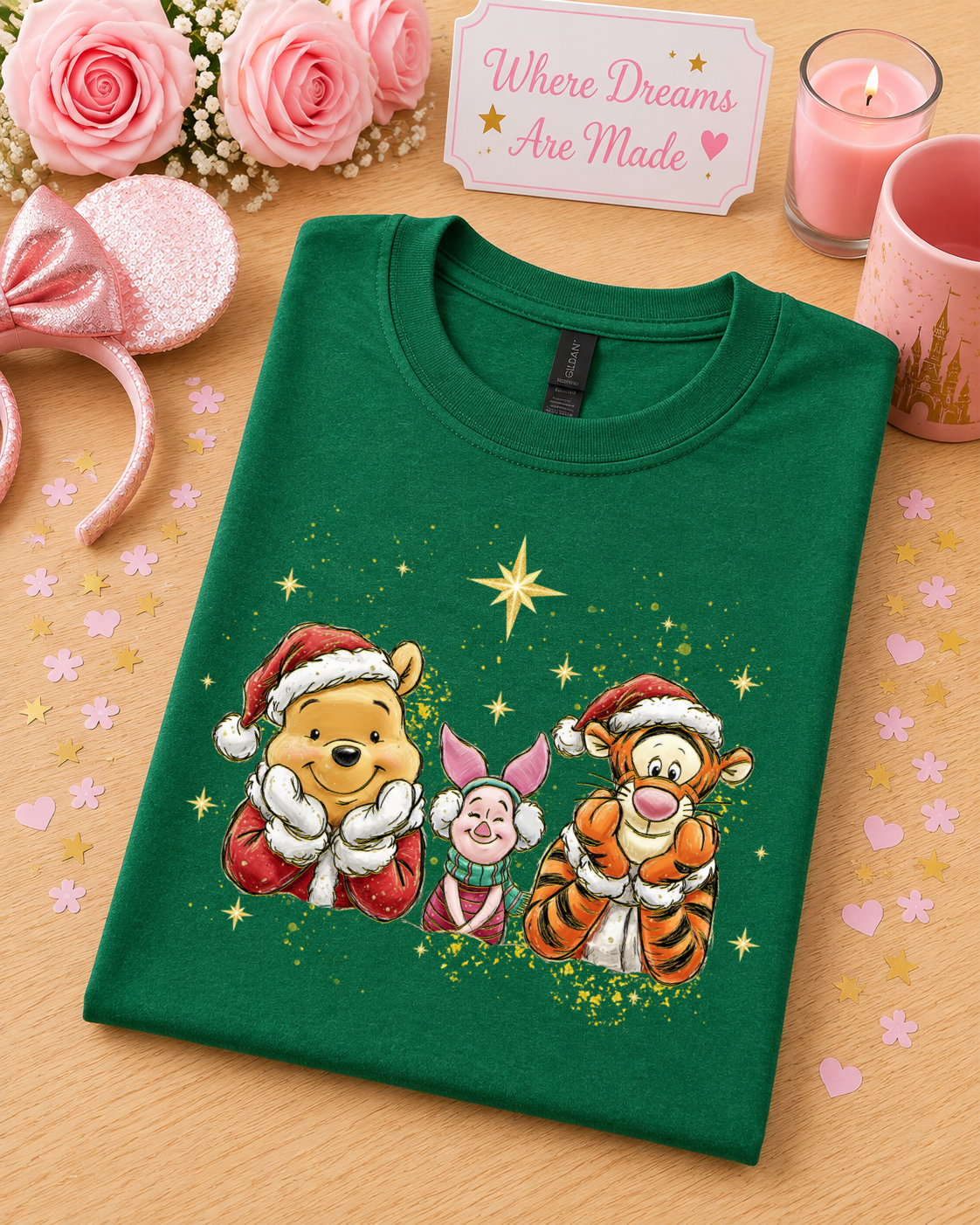 Woodland Friends Christmas T Shirt