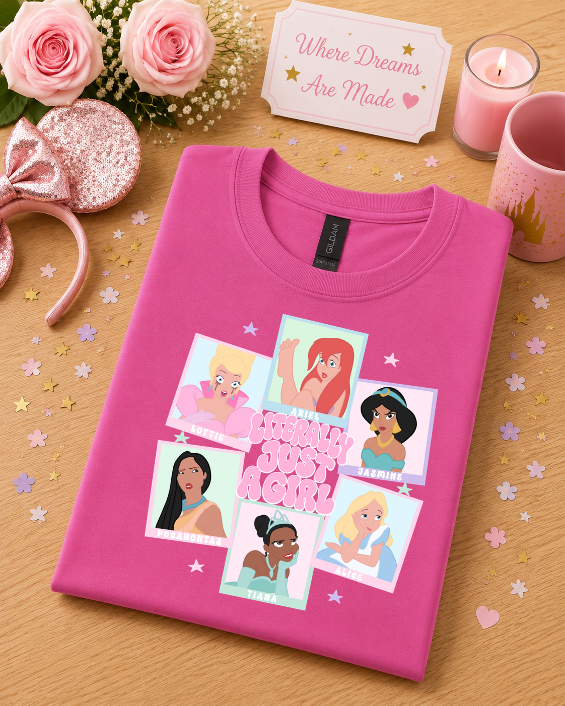 Literally Just A Girl Princess T Shirt
