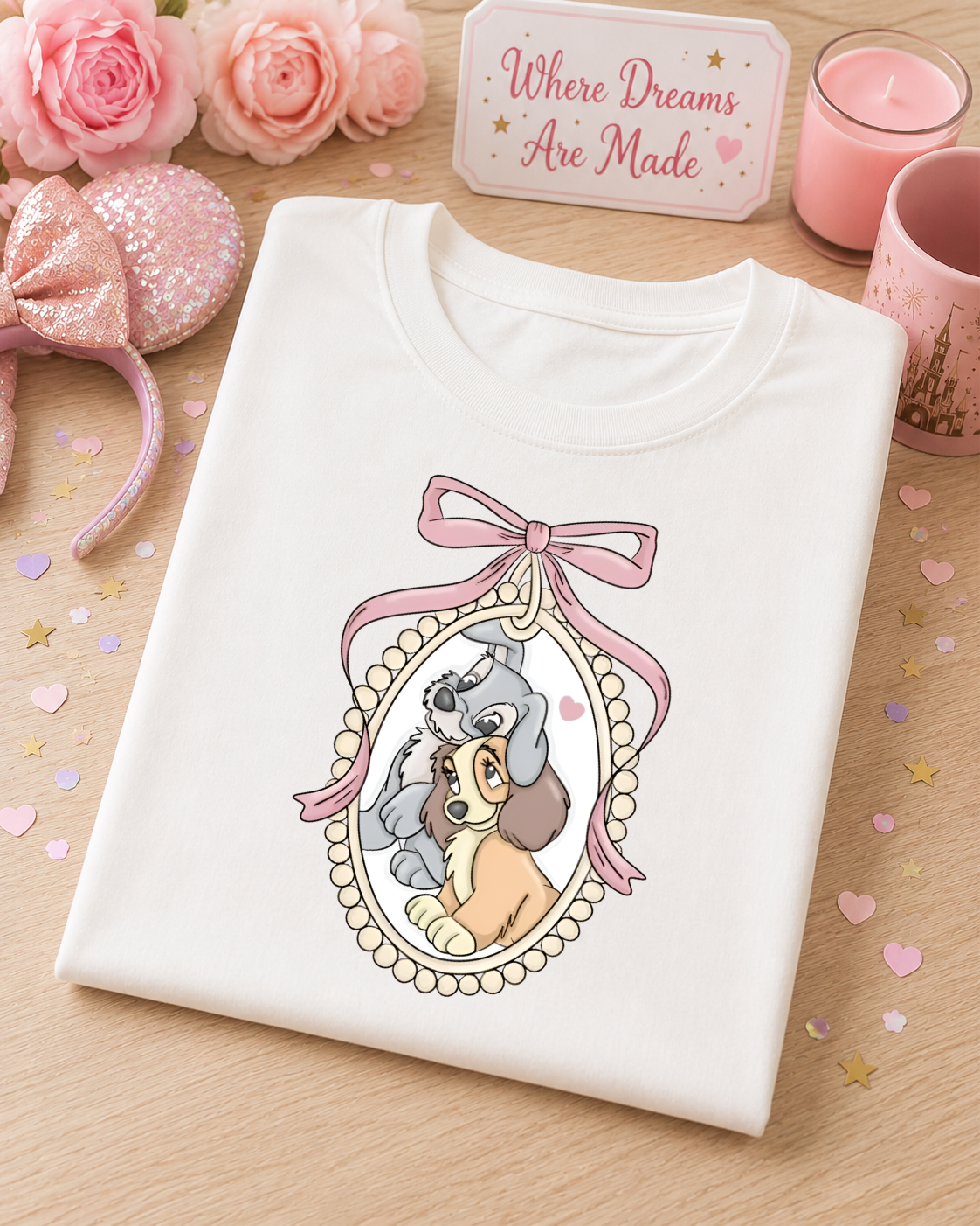 Romantic Puppy T Shirt