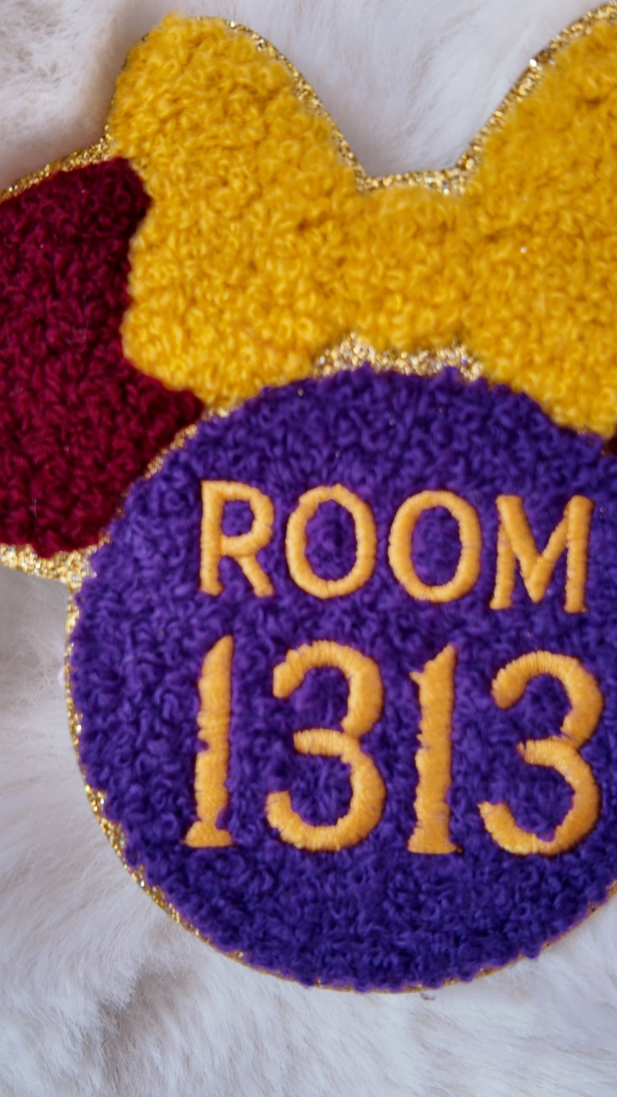 Room 1313 Haunted Hotel Chenille Patch – Tower Inspired Mouse Patch