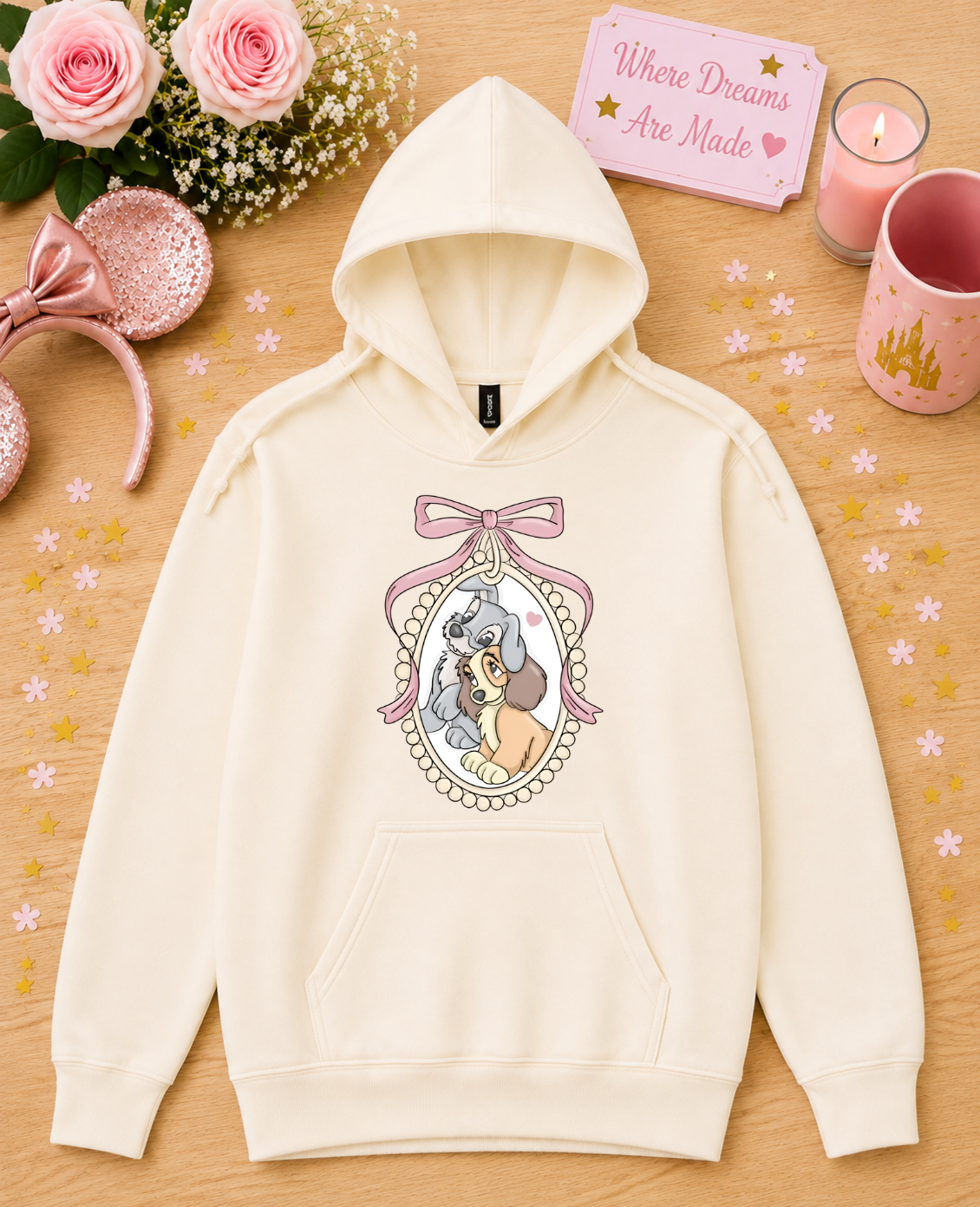 Romantic Dogs Hoodie