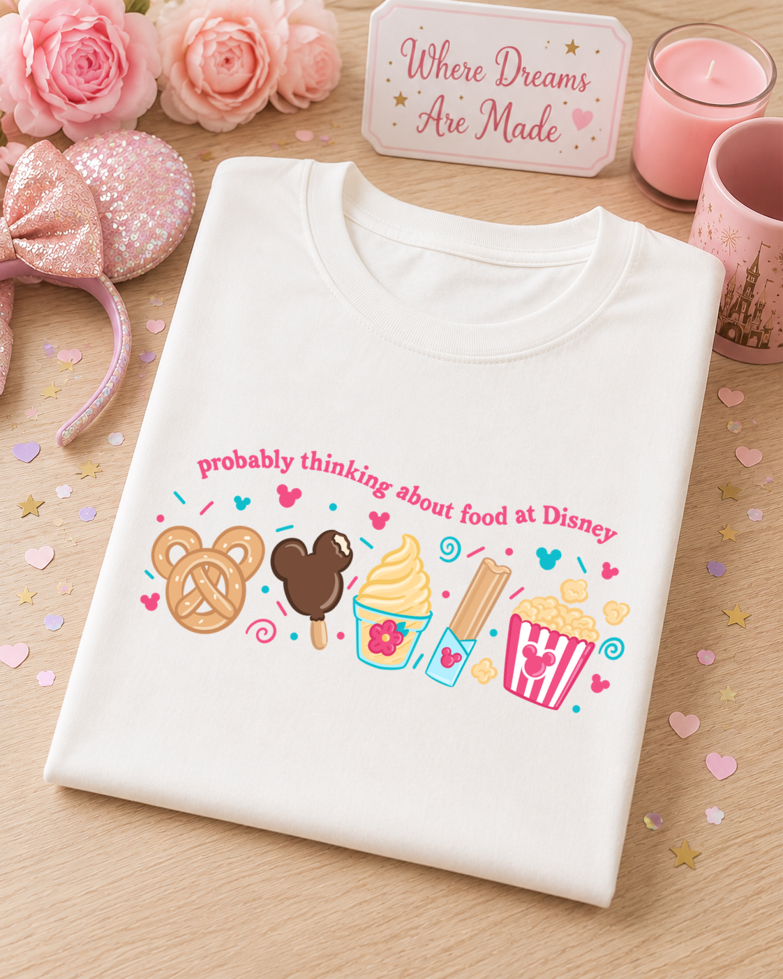 Probably Thinking About Theme Park Food T-Shirt