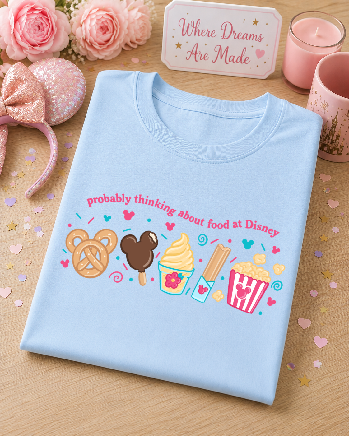 Probably Thinking About Theme Park Food T-Shirt