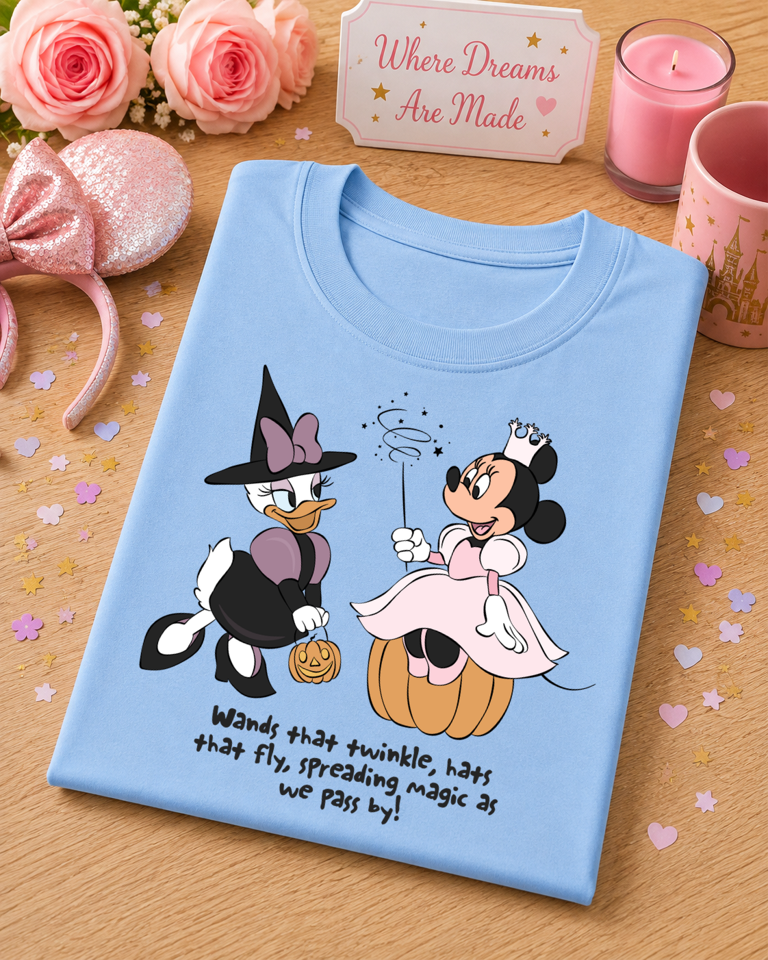 Wands That Twinkle Halloween T-Shirt – Witch & Fairy Magical Tee