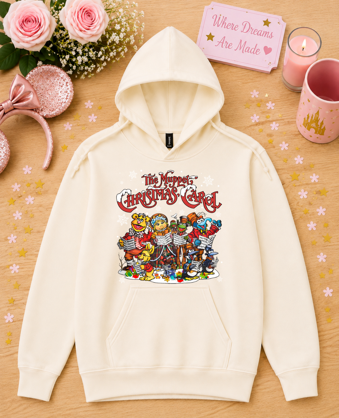 Christmas Carol Character Hoodie – Festive Carol Singers Christmas Hoodie