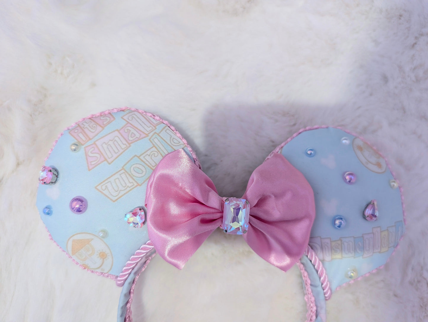 It's A Small World Inspired Minnie Ears Headband