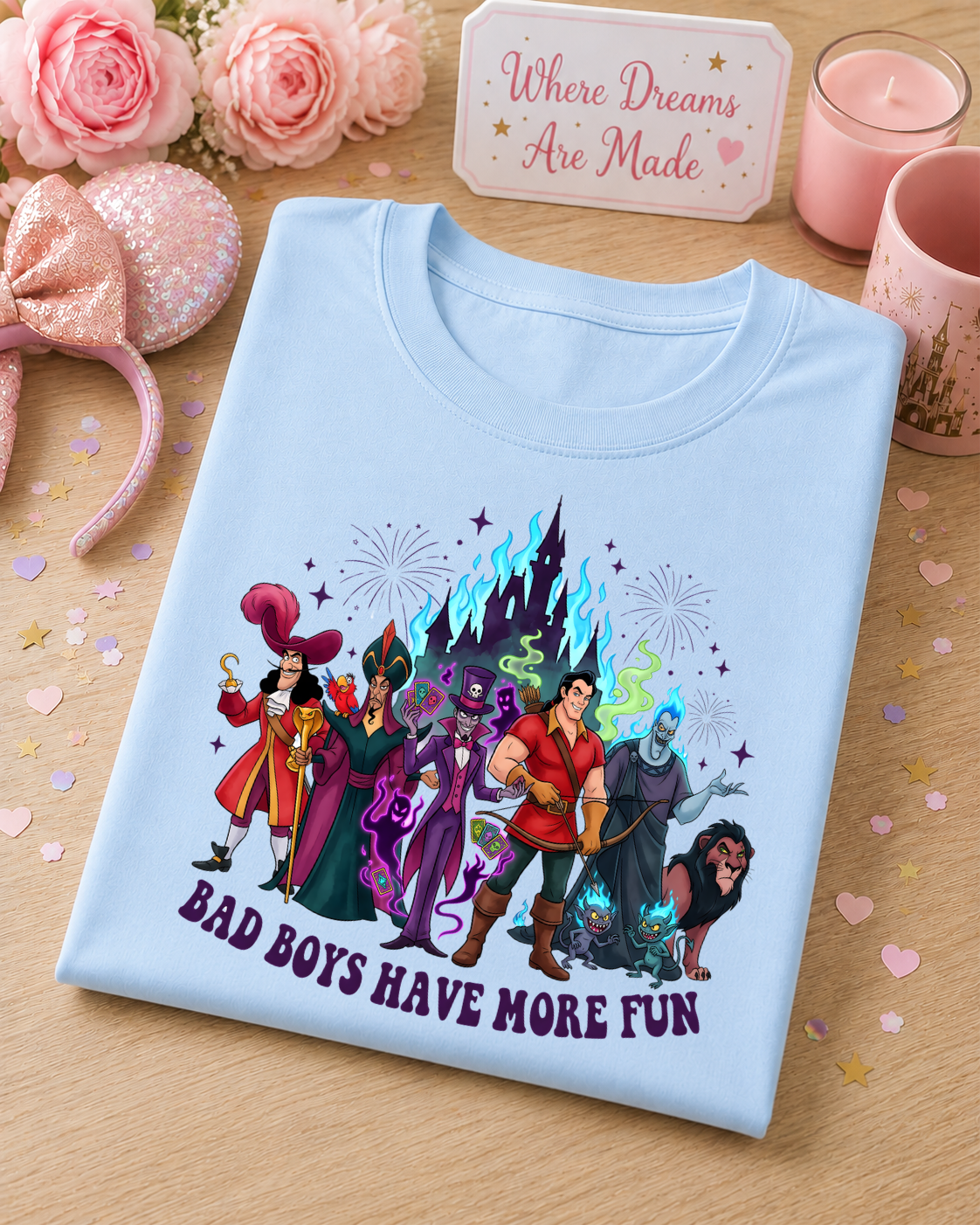 Bad Boys Have More Fun T-Shirt – Fairytale Villains Inspired Shirt