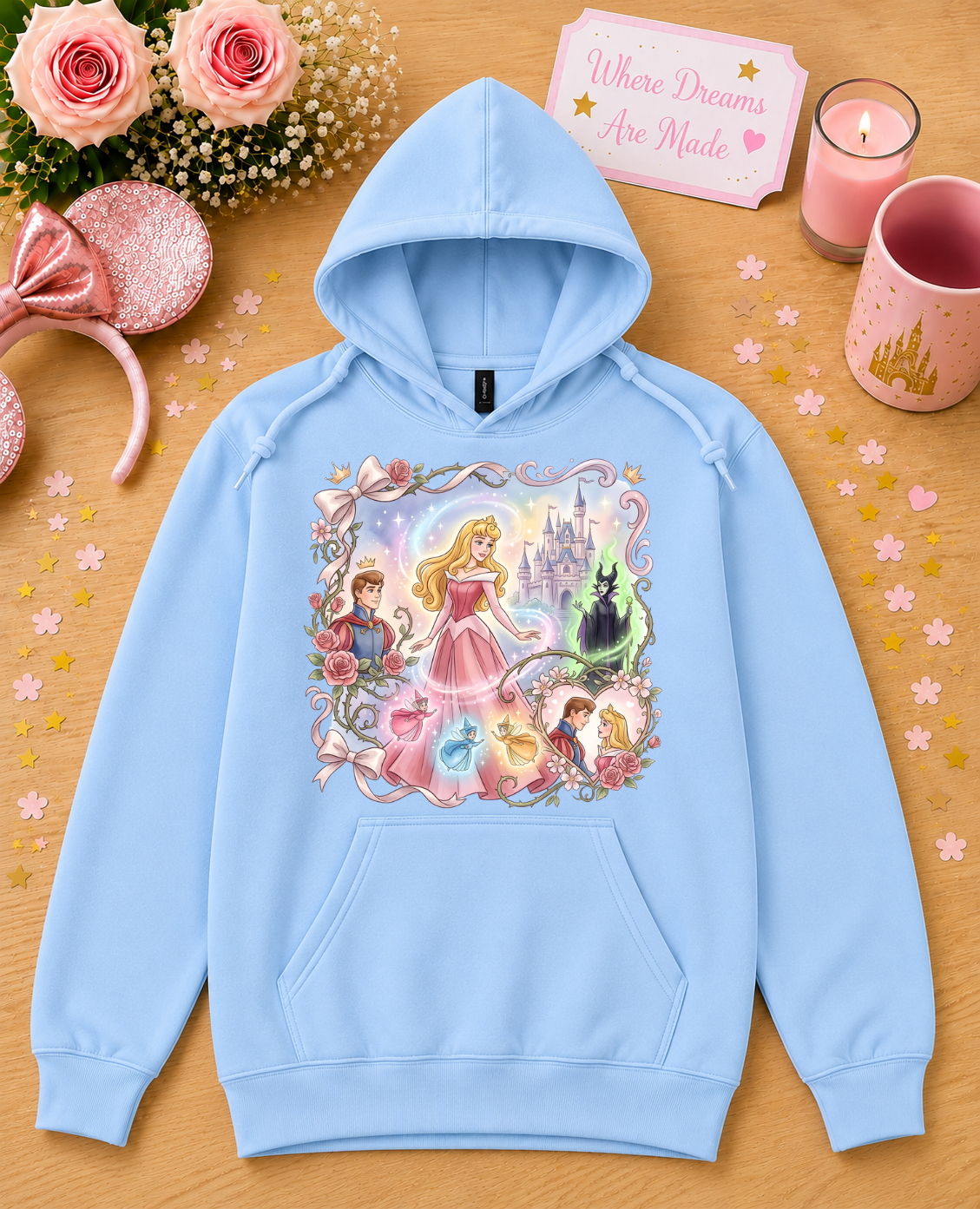 Enchanted Princess Hoodie – Fairytale Princess & Castle Inspired Hoodie