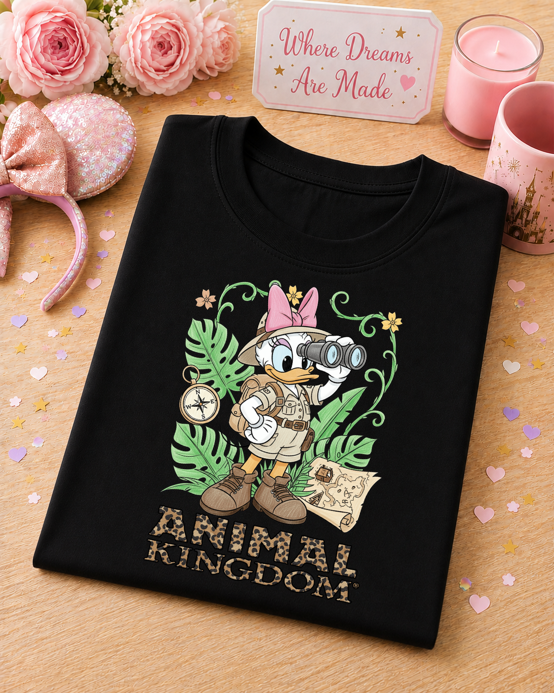 Safari Girl Duck T Shirt