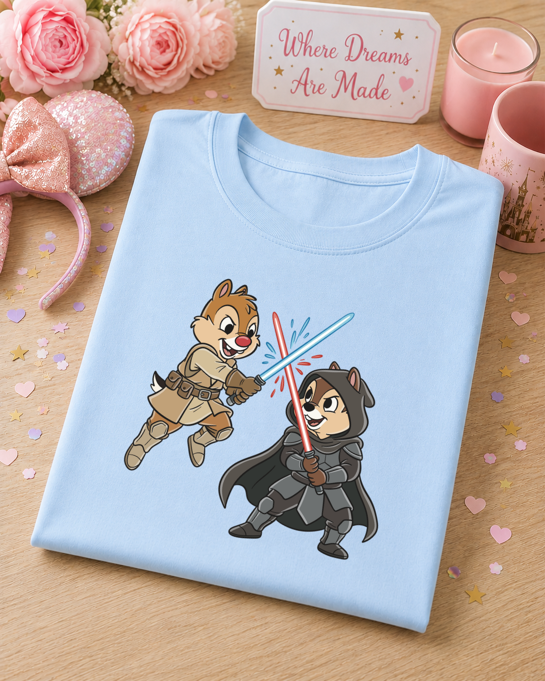 Space Battle T-Shirt – Cute Chipmunk Galactic Adventure Tee