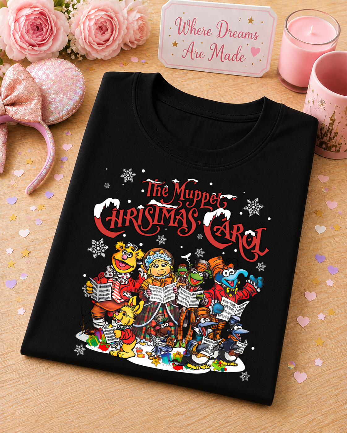Christmas Carol T-Shirt – Festive Carol Singers Christmas Tee