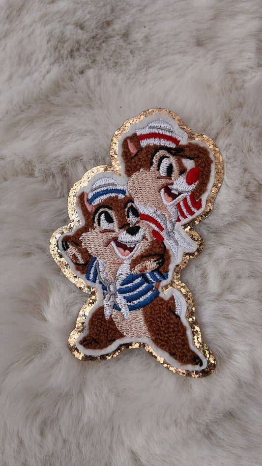Sailor Duo Chenille & Embroidered Patch – 4.5 Inch