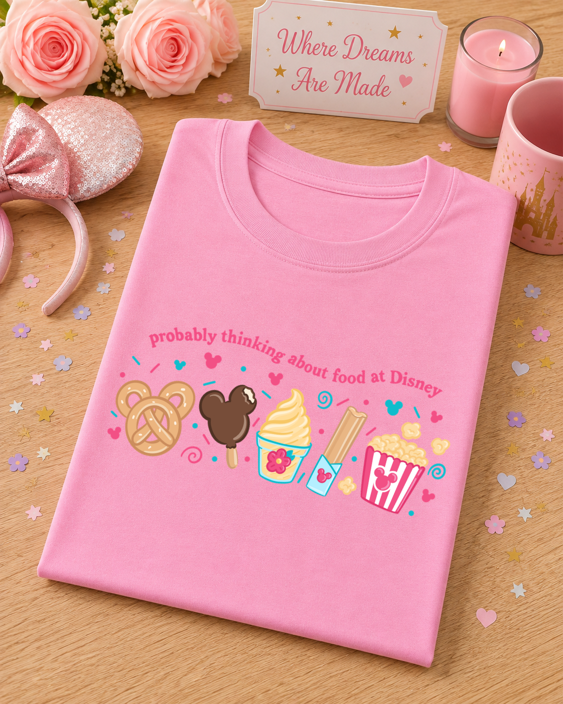 Probably Thinking About Theme Park Food T-Shirt