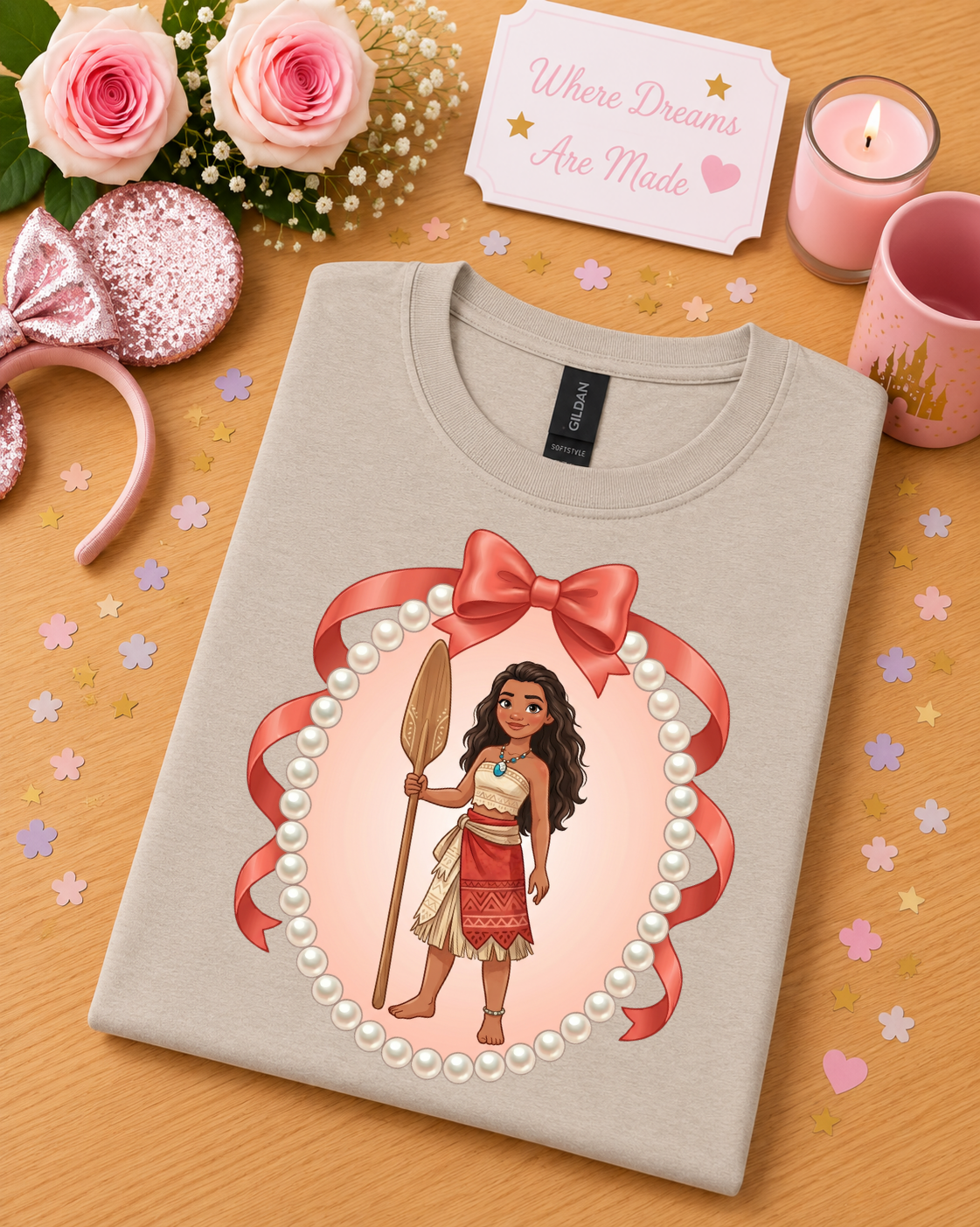 Island Princess Inspired T-Shirt – Pearl & Bow Adventure Tee