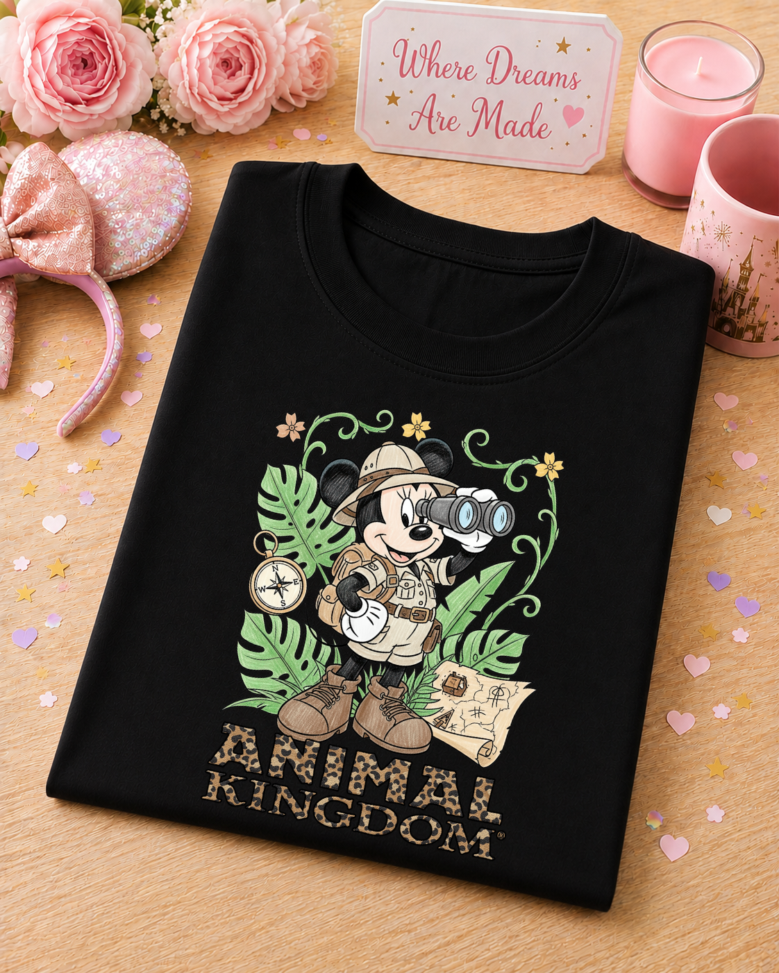 Safari Girl Mouse T Shirt