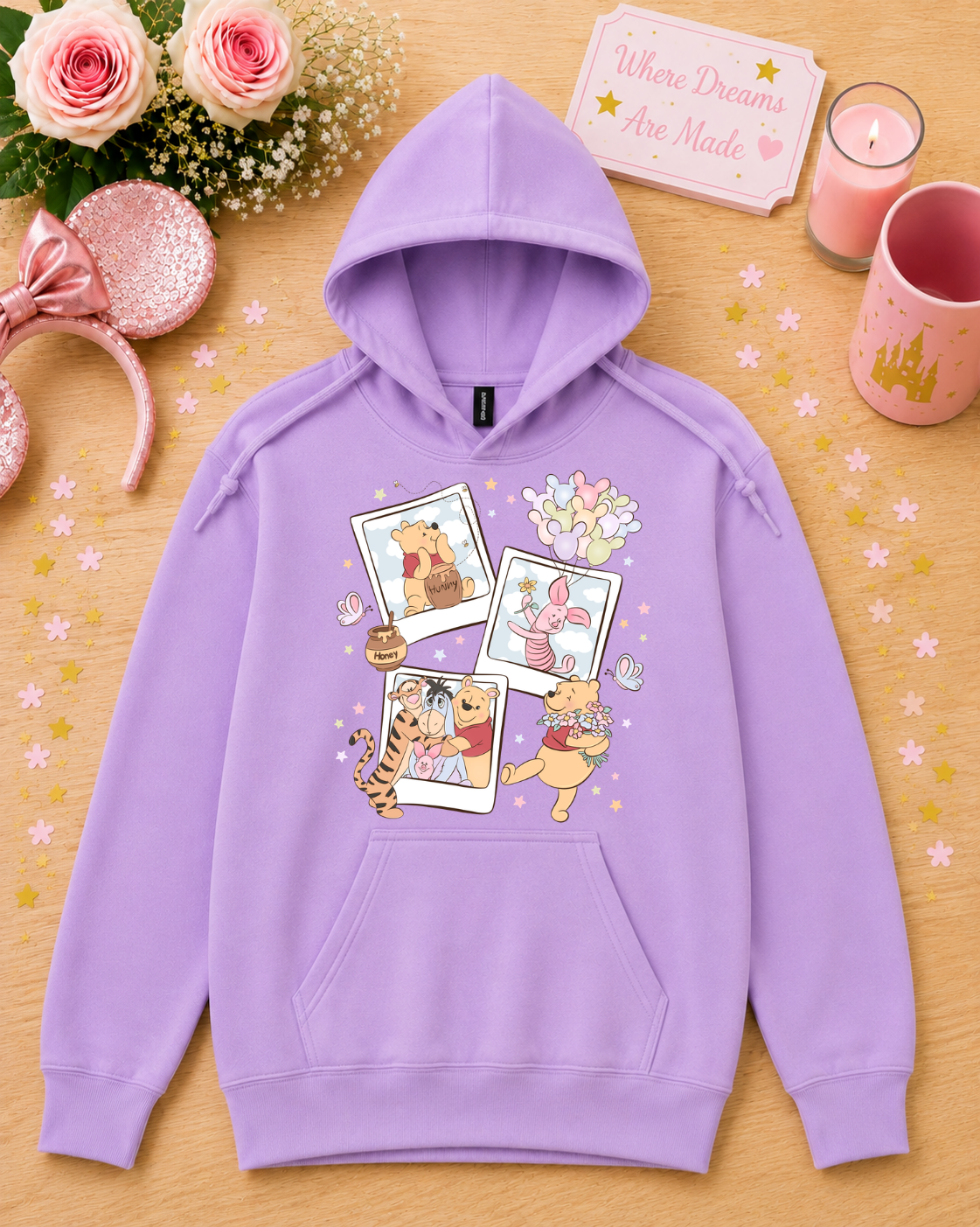 Cute Bear & Woodland Friends Hoodie – Pastel Friendship Hoodie