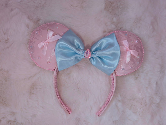 Cinderella Inspired Minnie Ears Headband