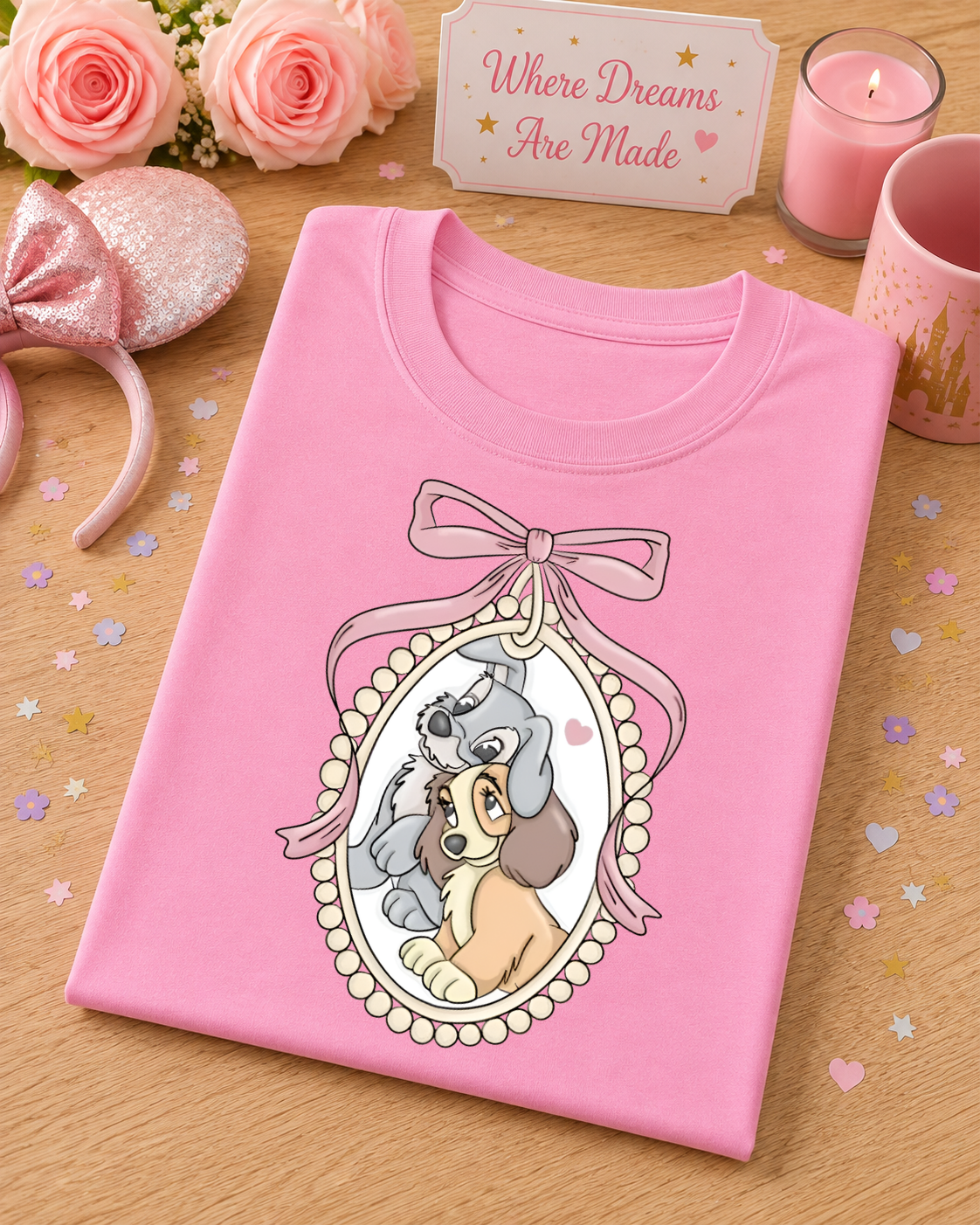 Romantic Puppy T Shirt