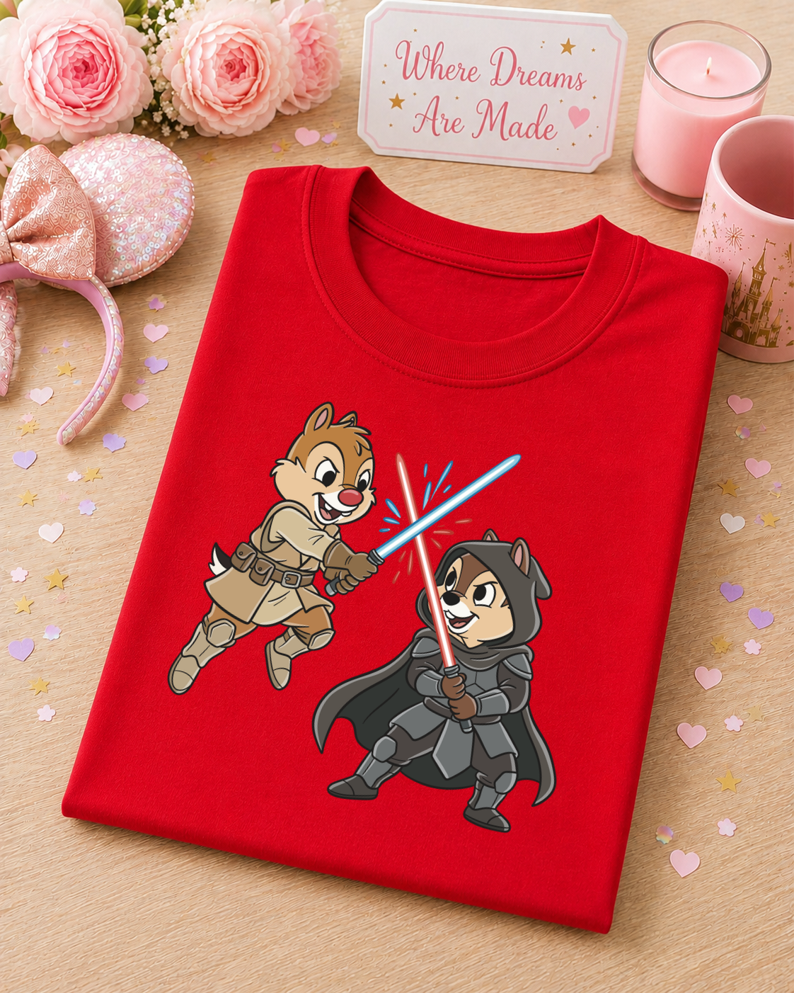 Space Battle T-Shirt – Cute Chipmunk Galactic Adventure Tee